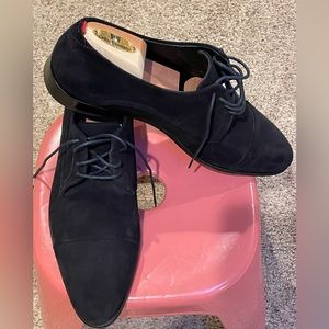 New Hugo Boss Men's Black Suede Shoes UK8 Fits like US 9D